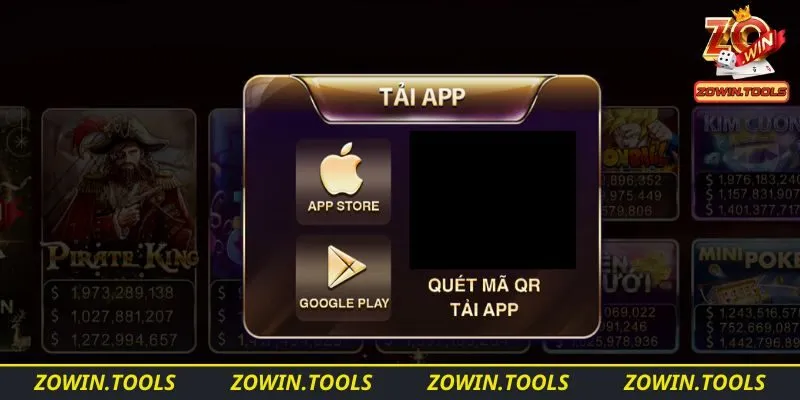 Tải app ZOWIN cho Android