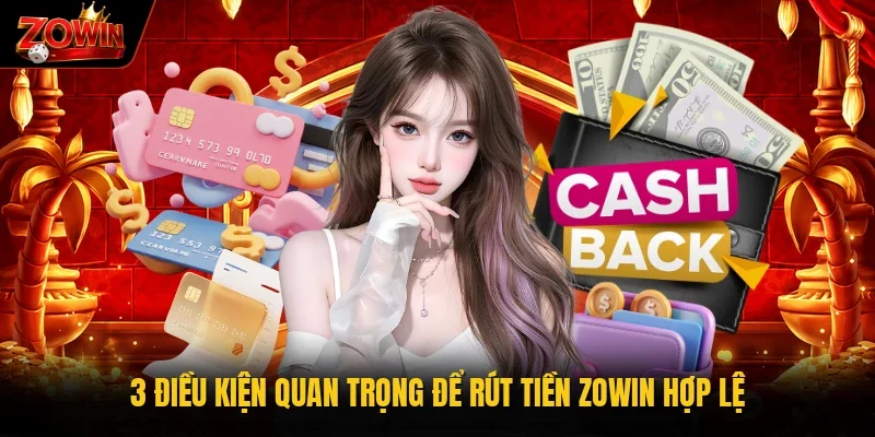 3 điều kiện quan trọng để rút tiền Zowin hợp lệ