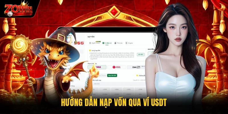 Hướng dẫn nạp vốn qua ví USDT