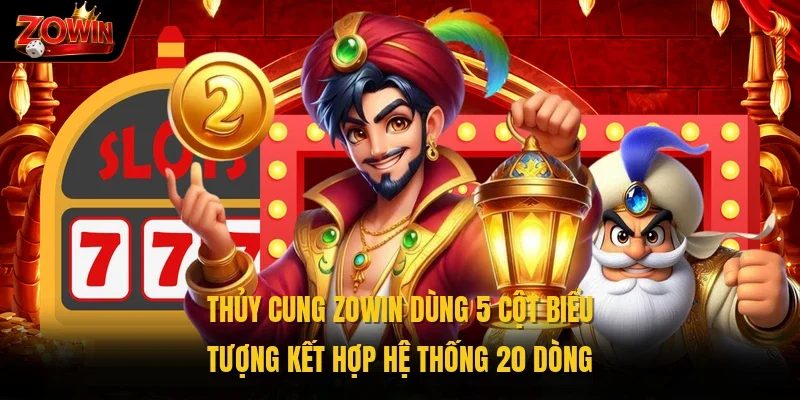 Thủy cung Zowin dùng 5 cột biểu tượng kết hợp hệ thống 20 dòng